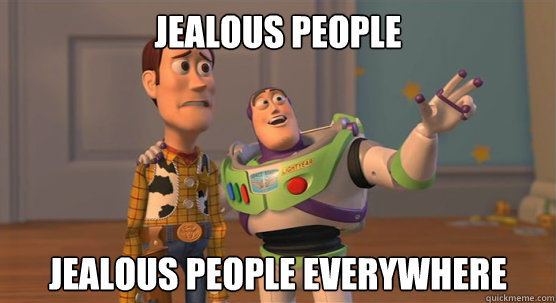 jealous people