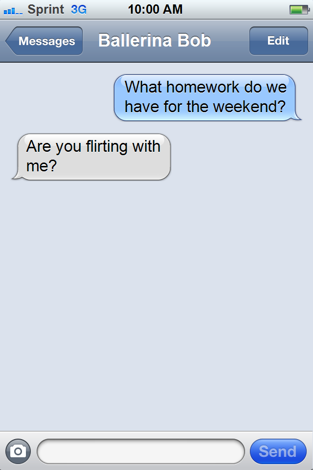 flirting text