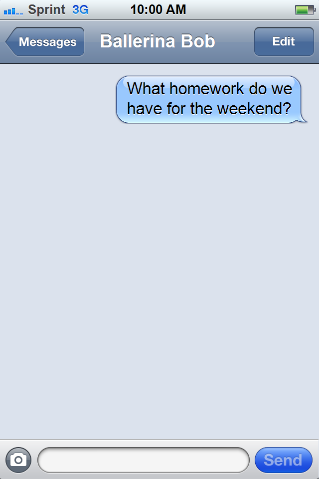 homework text
