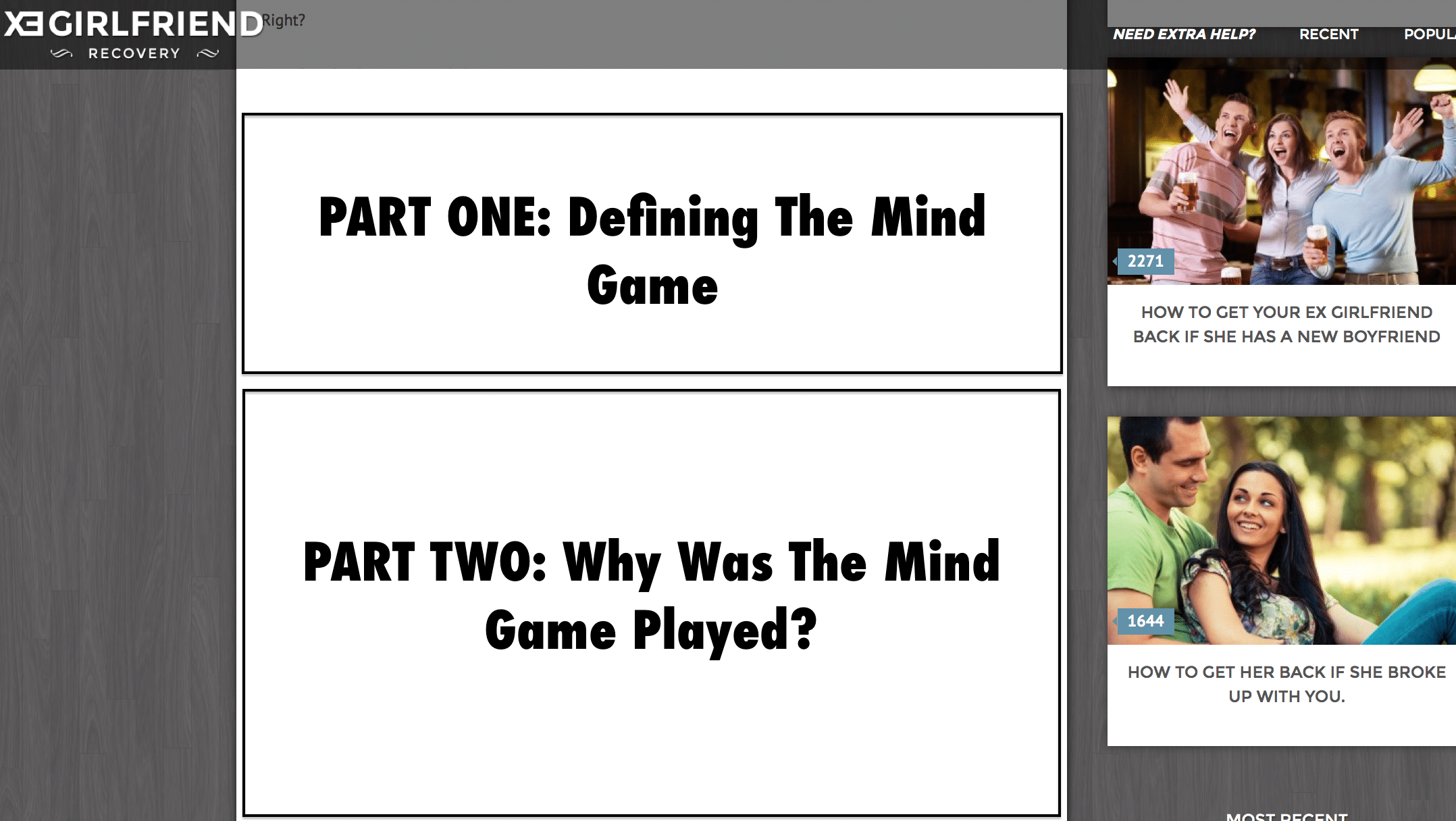 Is Your Ex Playing Mind Games With You?